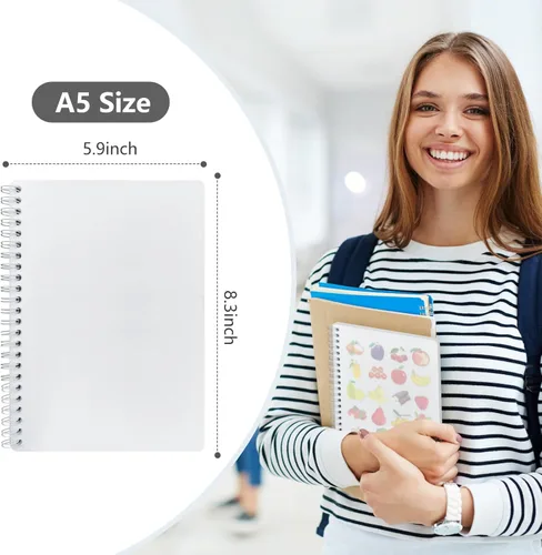 Miniatura 5 de Álbum de almacenamiento de pegatinas reutilizables para colección, organizador de pegatinas, cuaderno de colección para adultos con cubierta