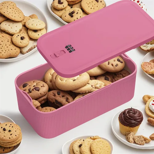 Miniatura 6 de Caja de Almacenamiento con Cerradura, Estuche Seguro para Medicamentos, Caja de Seguridad para Refrigerador para Artículos Personales Privados