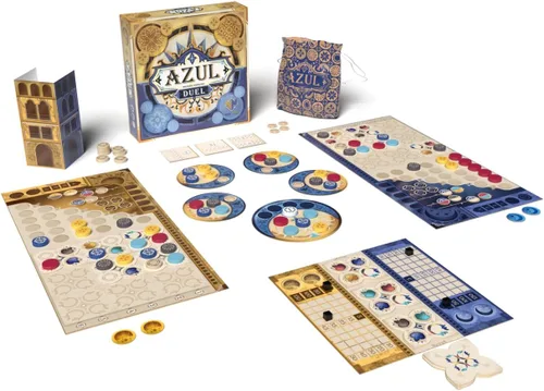 Miniatura 4 de Asmodee Azul Duel Juego de mesa – Juego de estrategia competitivo de colocación de fichas cara a cara, impresionante arte de mosaico y juego rápido