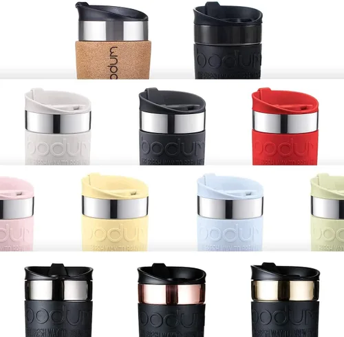 Miniatura 5 de Bodum 11068-01 - Taza de viaje al vacío, 0.35 L, tamaño pequeño, color negro, 1 unidad (paquete de 1)