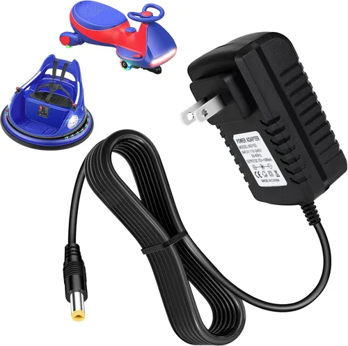 Cargador de 12 V para niños, juguetes de paseo para automóvil, 12 V, cargadores de batería para Kidzone, parachoques, coche, maquinilla de afeitar,