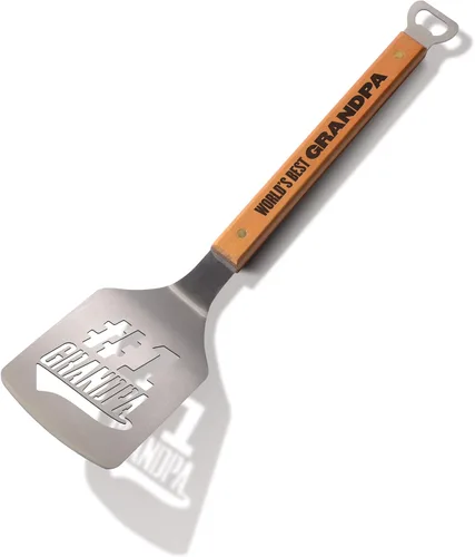 Miniatura 8 de YouTheFan Universal Classic Series Sportula - Espátula para parrilla de acero inoxidable