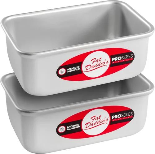 Miniatura 14 de Fat Daddio's BP-5639 Molde para Pan de Aluminio Anodizado, 4.875 x 2.75 x 2 pulgadas
