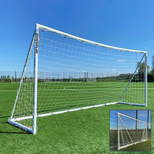 Miniatura 10 de Q-Fold - Arco de fútbol plegable de 30 segundos para patio trasero [un solo arco] la mejor red de fútbol resistente a la intemperie para niños