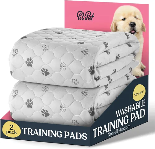 Miniatura 26 de Almohadillas Lavables Súper Absorbentes para Orina de Perros - Paquete de 2 Almohadillas Reutilizables Superiores para Cachorros Almohadillas