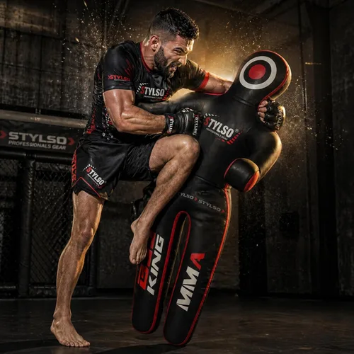 Miniatura 4 de Maniquí de agarre sin relleno – Maniquí de entrenamiento de lucha de tamaño real para adultos y BJJ, MMA Jiu Jitsu Judo Takedown y práctica de Negro