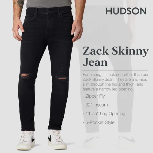 Miniatura 2 de HUDSON Men's Zack Super Skinny Jean Rp