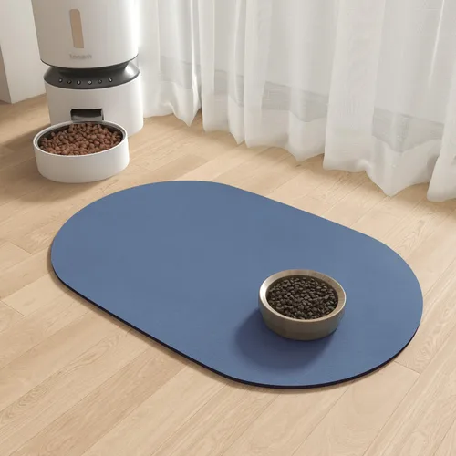 Miniatura 12 de Alfombrilla absorbente para comida de perros - Alfombrilla para cuenco de comida y agua, alfombrilla para comida de mascotas de secado rápido