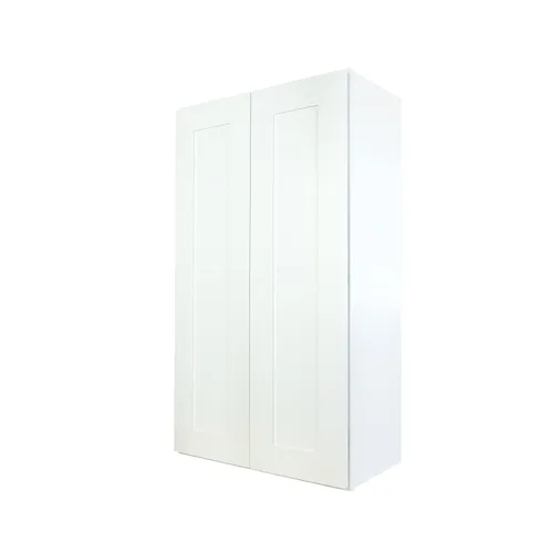 Miniatura 4 de Hollywood Fabiani Design - Armario de cocina de pared de 27 pulgadas de ancho x 12 pulgadas de profundidad x 42 pulgadas de alto, color blanco