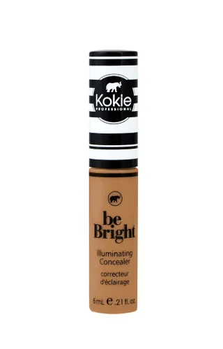 Kokie Cosmetics Be Bright - Corrector y correctores de color, bronceado profundo, 0.21 onzas líquidas