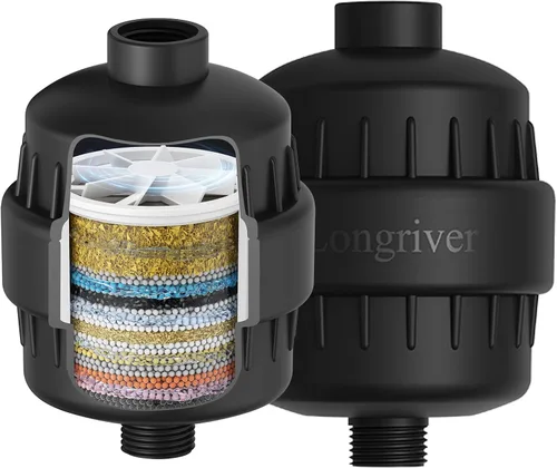 Miniatura 11 de Filtro de Ducha R7 de Alta Capacidad Filtro de Agua de Ducha para Agua Dura 99.99% Elimina el Cloro, Suavizante de Agua de Ducha, Mejora tu piel