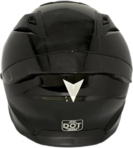 Miniatura 3 de Vega Air GPX - Casco de cara completa, negro brillante, talla M