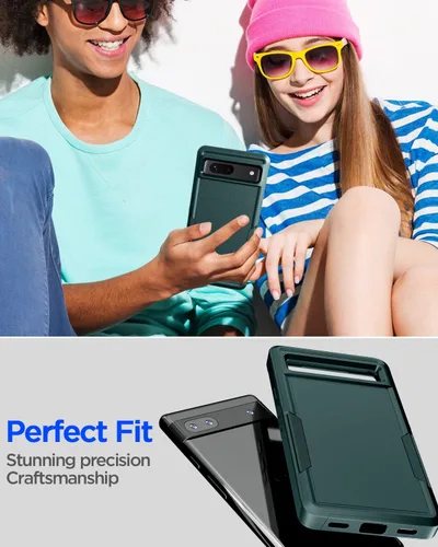 Miniatura 5 de AICase Funda para Google Pixel 7, resistente protección contra caídas, cuerpo completo, resistente a los golpes, a prueba de polvo, multicapa