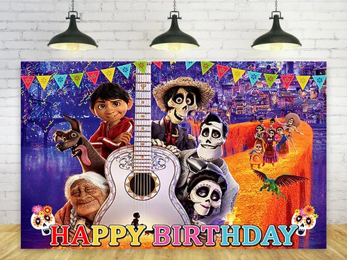Telón de fondo del Día de los Muertos para decoraciones de fiesta de cumpleaños, estilo fiesta mexicana, fondo para decoración de mesa de pastel,
