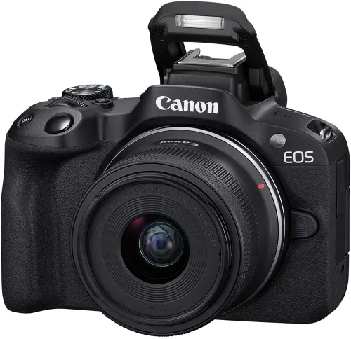 Miniatura 8 de Canon Cámara sin espejo EOS R50 con lente de 0.709-1.772 in (negro) (5811C012) + tarjeta de 64 GB + kit de filtro + software fotográfico Corel +