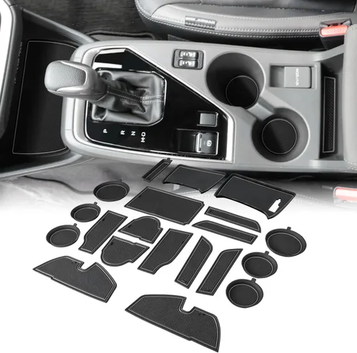 auovo Insertos forros para portavasos compatibles con accesorios Subaru Crosstrek 2024 2025 2026 accesorios Impreza alfombrillas personalizadas para