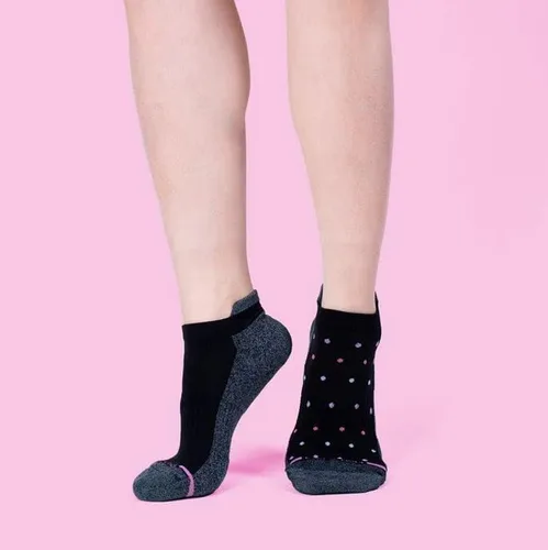 Miniatura 2 de Dr. Motion calcetines de compresión de corte bajo para mujer, 2 piezas
