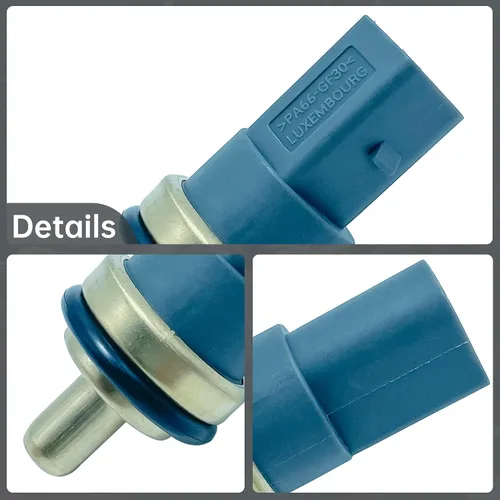 Miniatura 4 de 158-0784 Sensor de temperatura del refrigerante compatible con Audi A3 A4 A6 Q7 S5 S6 TT Quattro VW Beetle Eos Golf GTI Jetta Passat Touareg