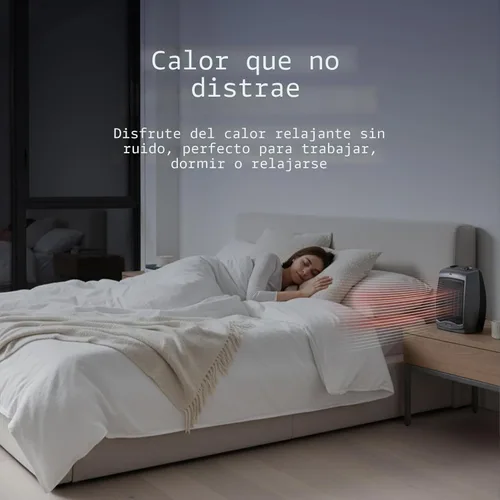 Miniatura 7 de Lasko Calentador eléctrico portátil de cerámica para interiores con interruptor de seguridad contra vuelco, protección contra sobrecalentamiento