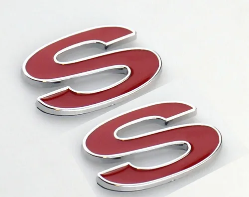 Miniatura 5 de 2 calcomanías de repuesto para guardabarros de Camaro SS 1996-2002 3D (negro rojo)