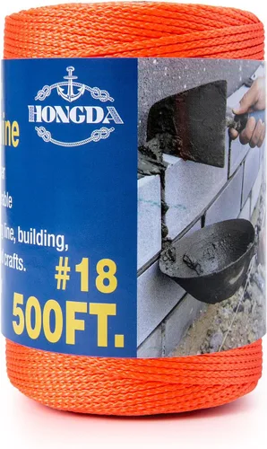 Miniatura 30 de HONGDA Cuerda de nailon, cuerda de nailon trenzado #18 de 250 pies, perfecta para trabajos de mampostería y para el diseño de construcción general