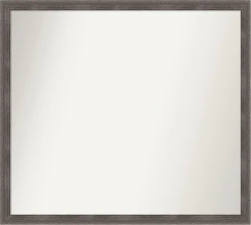 Miniatura 449 de Amanti Art Espejo personalizado, espejo de baño gris plomo a rayas, espejo de pared o espejo de tocador de baño sobre el fregadero