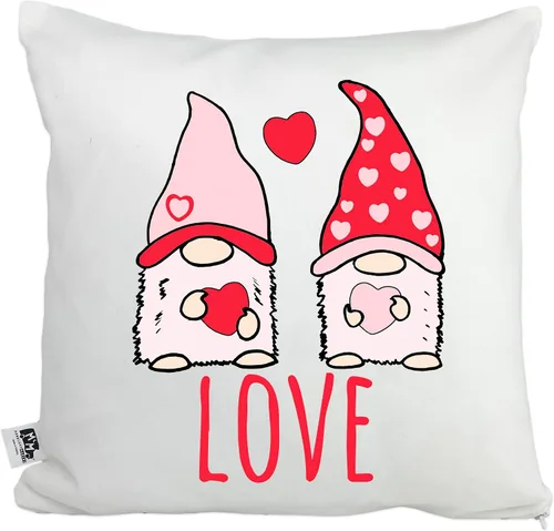 Miniatura 8 de Moonlight Makers, Happy Valentine's Day!, Decorative Pillow Case, 100% Cotton Canvas Pillowcase, Farmhouse Decor, Gift for Home, Funny Design
