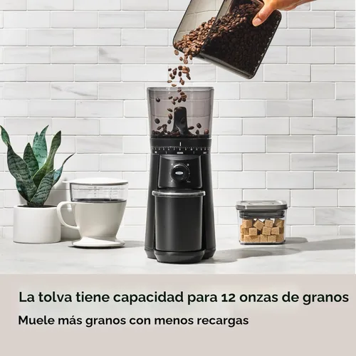 Miniatura 2 de OXO Brew - Molinillo de muelas cónicas - Negro mate, muelas de acero inoxidable, molienda inteligente automática de un toque