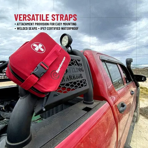 Miniatura 4 de Surviveware Kit de primeros auxilios impermeable, prémium, para automóviles, lanchas, camiones, huracanes, tormentas tropicales y emergencias al