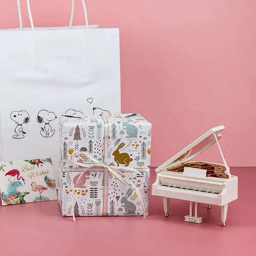 Miniatura 5 de Caja de música de piano, cajas musicales de cuerda, caja de música clásica para niñas, regalo de cumpleaños o decoración de escritorio