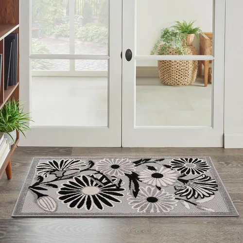 Miniatura 32 de Nourison Home Aloha - Alfombra beige de 2 pies 3 pulgadas x 12 pies, fácil de limpiar, no se desprende, para dormitorio, sala de estar, comedor