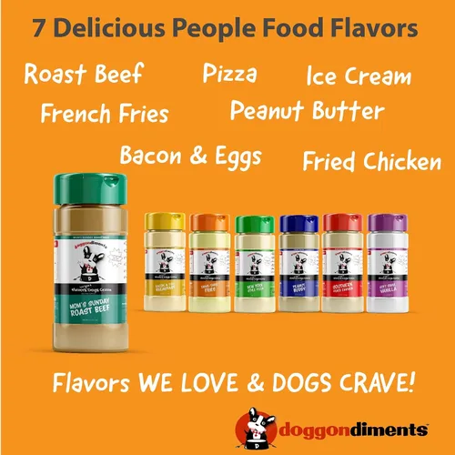 Miniatura 6 de Mom's Sunday Roast Beef Dog Food Topper, divertidos sabores de comida para personas, fabricado en Estados Unidos