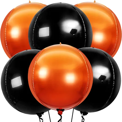 Miniatura 21 de KatchOn, Globos de papel aluminio de color rosa claro, 22 pulgadas, paquete de 6 unidades, globos de Mylar rosa claro para decoraciones de Navidad