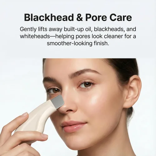 Miniatura 2 de Sookga Herramienta removedor de puntos negros, raspador facial de silicona para limpieza profunda, espátula facial exfoliante, removedor de puntos