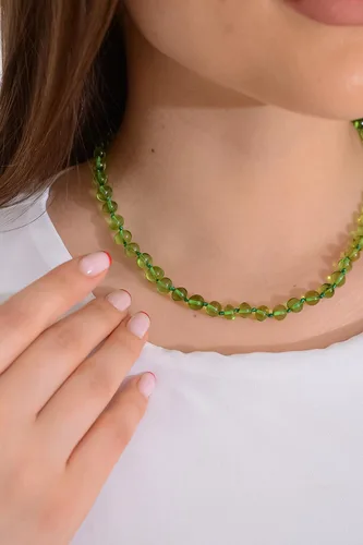 Miniatura 54 de Amber Necklace for Women - HandMade Baltic Jewelry for Adult - 18 inch - 100% Genuine