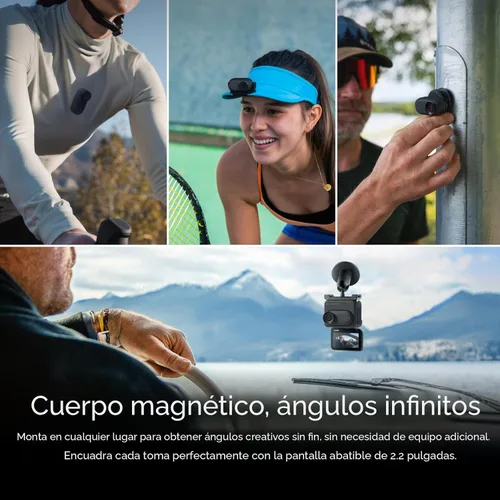 Miniatura 4 de Insta360 GO 3S - 128 GB Negro 4K Cámara de vlog pequeña y portátil, POVs manos libres, montaje en cualquier lugar, estabilización, vida útil