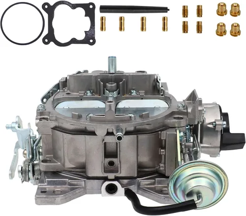 Miniatura 8 de Carburador de 4 barriles para Rochester Quadrajet 1904R 1906R 4MV Carb con estrangulador eléctrico para Chevy 305-350c.i 1980-1989 Motor