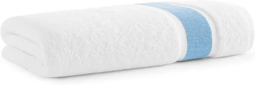 Miniatura 13 de Aston & Arden Juego de 8 paños turcos a rayas, extrasuaves y afelpados con el mejor algodón egeo de fibra larga, 21.16 oz/m², toalla de lujo