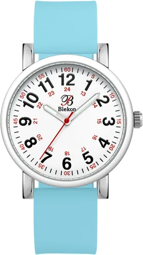 Blekon Reloj de enfermera original para profesionales médicos y estudiantes, varios colores, esfera de fácil lectura, hora militar con segunda mano,