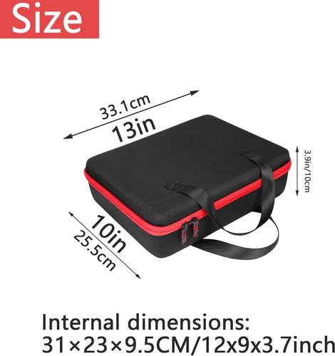 Miniatura 2 de khanka Soporte de caja de almacenamiento de batería dura, funda de transporte de repuesto para Milwaukee M12 M18 18V y cargador - Capacidad