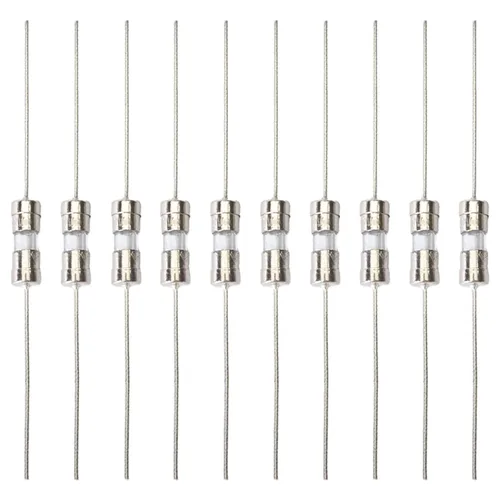Miniatura 19 de Bettomshin 20 fusibles de plomo axial de tubo de cerámica T1A de 250 V, 0.142 x 0.394 in/0.14 x 0.39 pulgadas, fusible de fusión lenta de retardo
