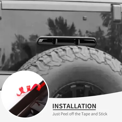 Miniatura 5 de Linskip 3ª cubierta de luz de freno compatible con Bronco Raptor 2022-2025, tercer protector de freno trasero centro alto para accesorios Bronco
