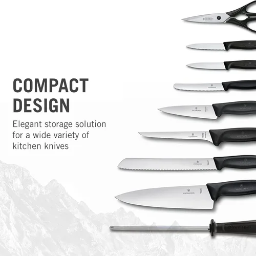 Miniatura 4 de Victorinox Swiss Classic Bloque de Cuchillos - Juego de Cuchillos de Cocina con Bloque para Elementos Esenciales del Hogar - Incluye Cuchillo