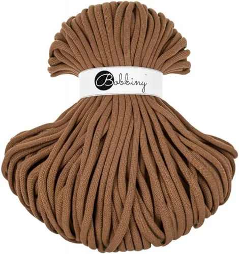 Miniatura 24 de Bobbiny - Cordón trenzado jumbo de 9 mm para macramé (color rojo vino), 108 yardas/330 pies