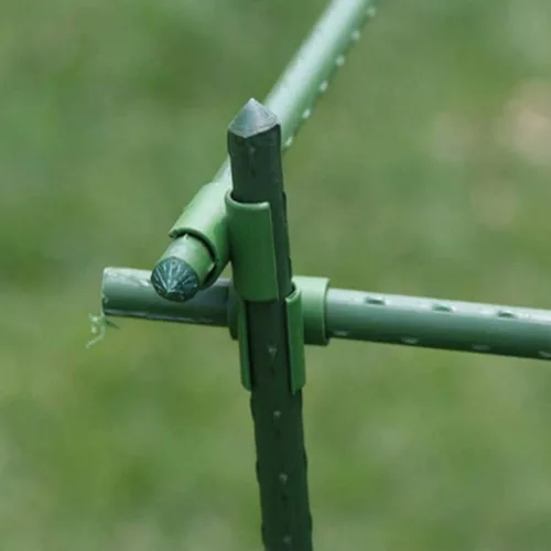 Miniatura 4 de 50 clips giratorios para conectores de plantas, enrejado de jardín, hebilla de soporte para jaula de tomate, escalada, ratán, vid