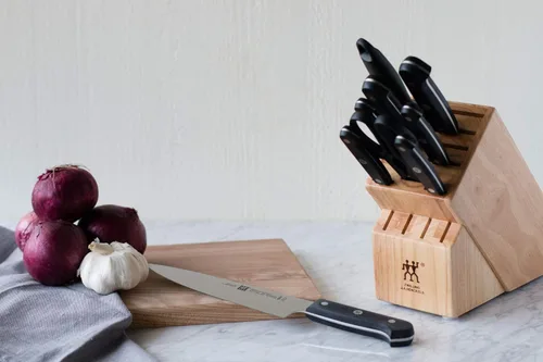 Miniatura 8 de ZWILLING Juego de 10 bloques de cuchillos gourmet Negro