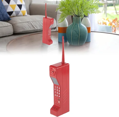 Miniatura 5 de Teléfono celular vintage, adorno retro de ladrillo para teléfono celular, accesorios de teléfono de ladrillo de la vieja escuela, modelo retro