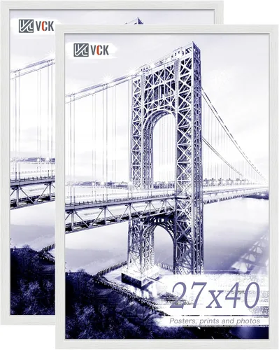 Miniatura 99 de VCK Marco de fotos de 24 x 36 pulgadas, exclusivo marco de póster grande negro para pared, galería en casa, oficina, 1 paquete