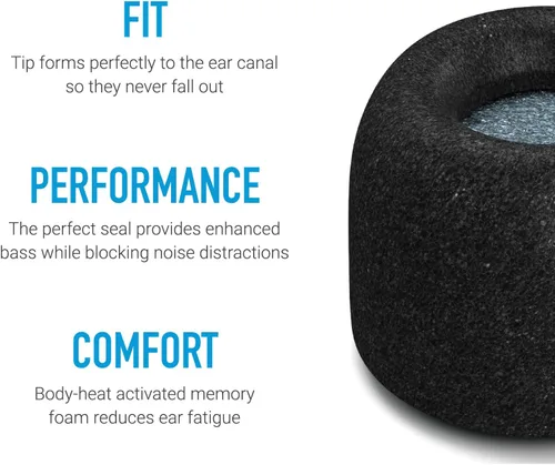 Miniatura 2 de Comply Puntas de repuesto de espuma viscoelástica para Google Pixel Buds y Google Pixel Buds A-Series Máxima comodidad, ajuste seguro, aislamiento