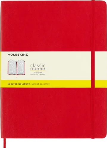 Miniatura 19 de Moleskine - Cuaderno clásico, tapa suave, grande (5 x 8.25 pulgadas), liso/en blanco, rojo escarlata, 192 páginas